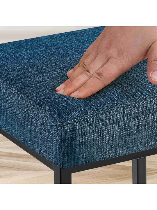 2 db bárszék készlet Montreal 85 szövet, kék