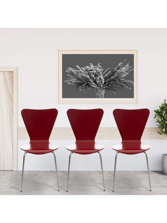 2 db Calisto látogatói szék készlet, piros