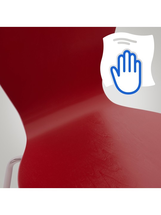 2 db Calisto látogatói szék készlet, piros