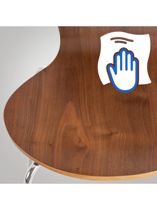 2 db Calisto látogatói szék készlet, dió