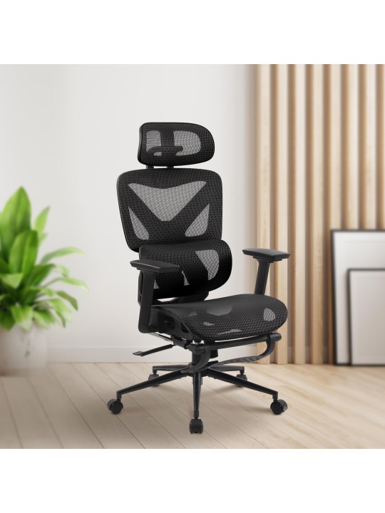 Reston irodai szék, fekete/fekete