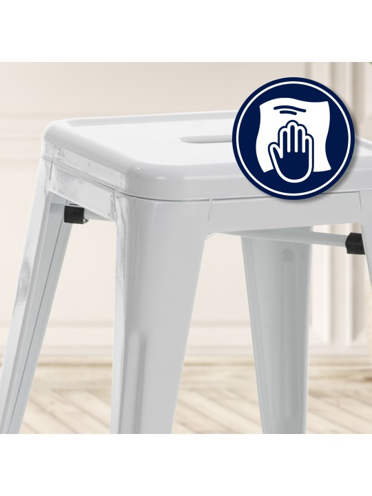 Armin széklet, fehér