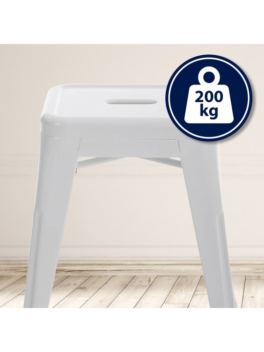 Armin széklet, fehér