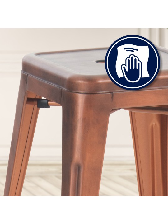 Armin széklet, réz Armin széklet, réz