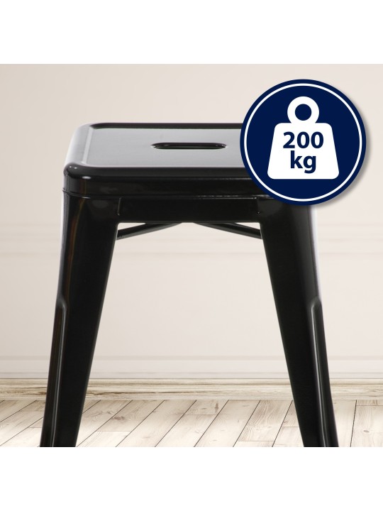 Armin széklet, fekete