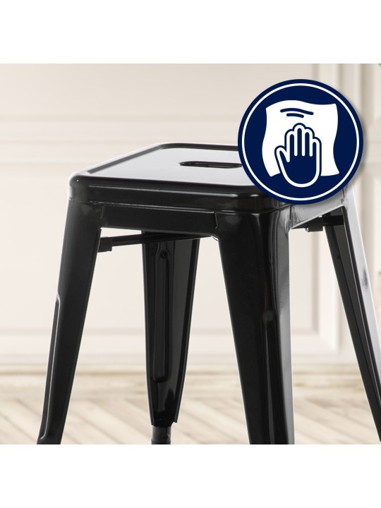 Armin széklet, fekete