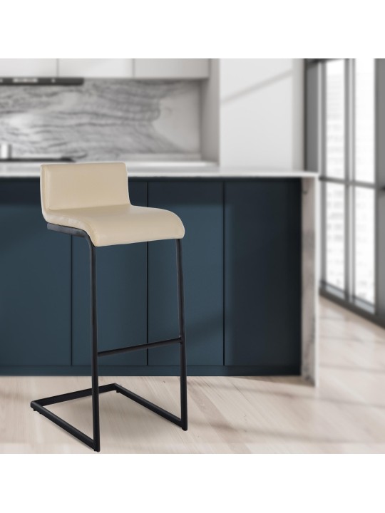 Bárszék Newport műbőr B, krém