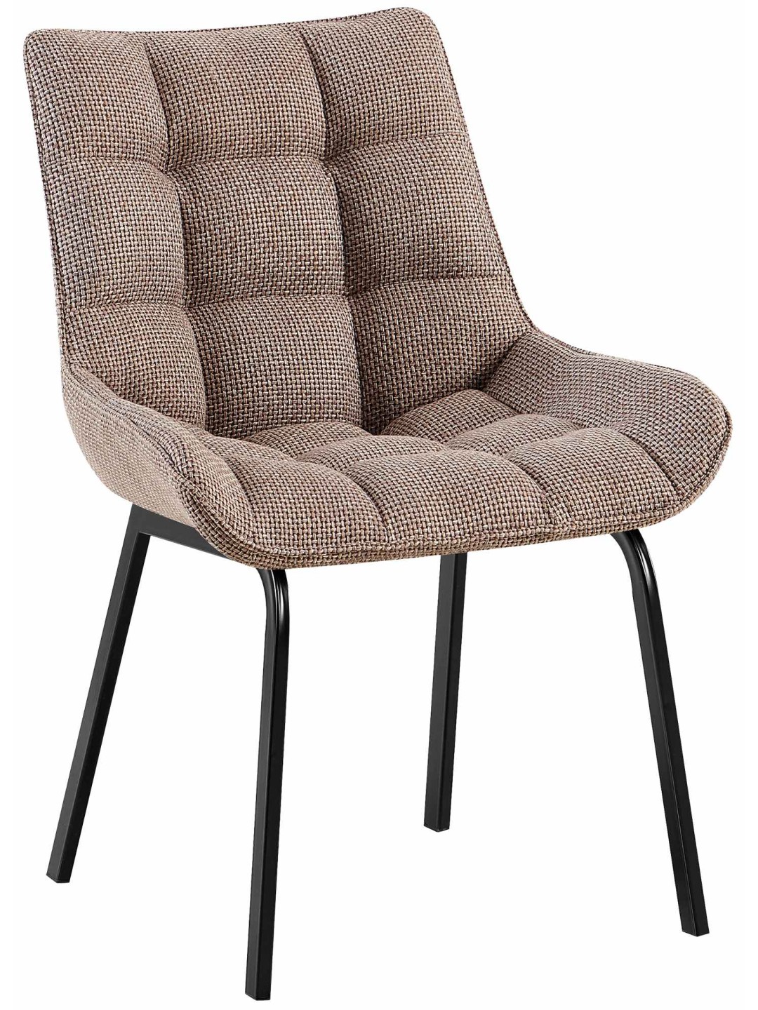 Szék Saranda szövet, terrakotta barna