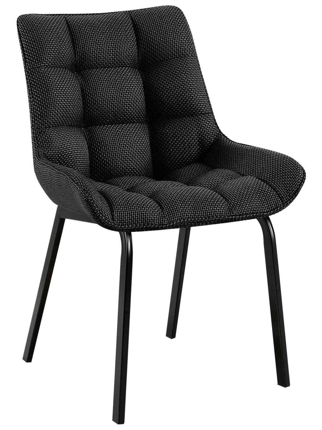 Szék Saranda szövet, titánszürke