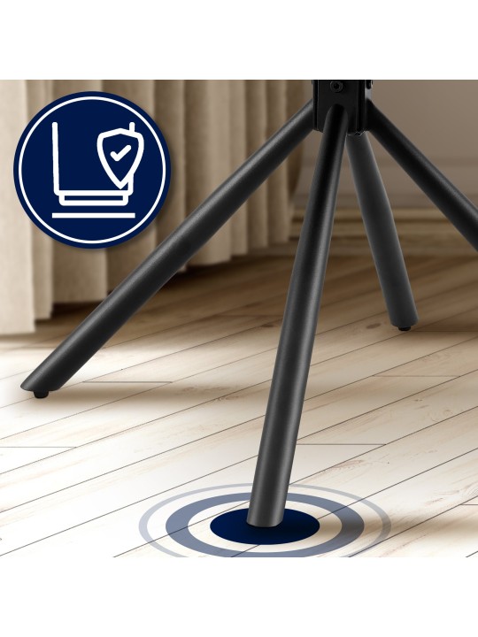 Szék Tipton szövet, fekete