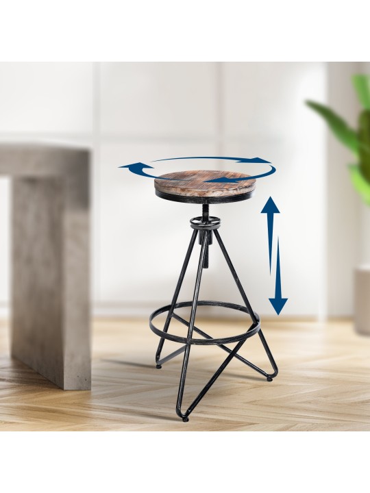 Karla bárszék, ezüst Karla bárszék, ezüst