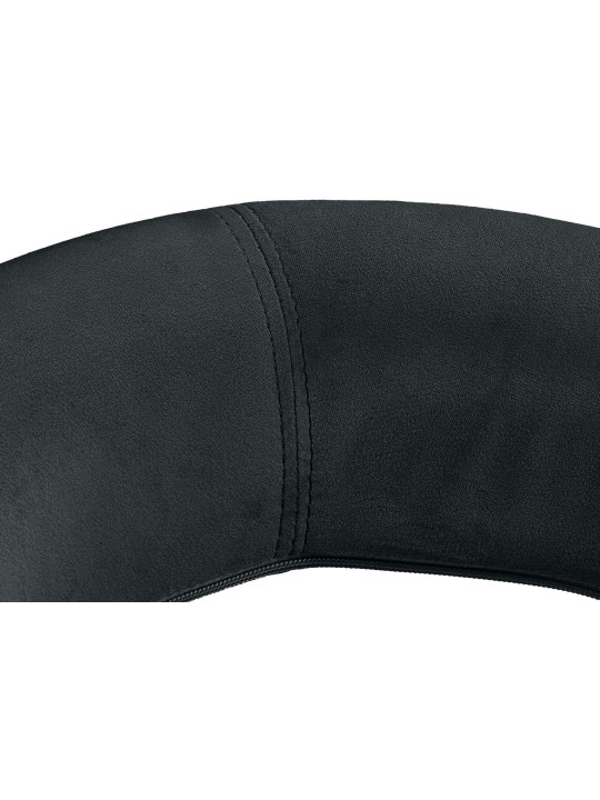 Bárszék Olinda bársony króm, fekete