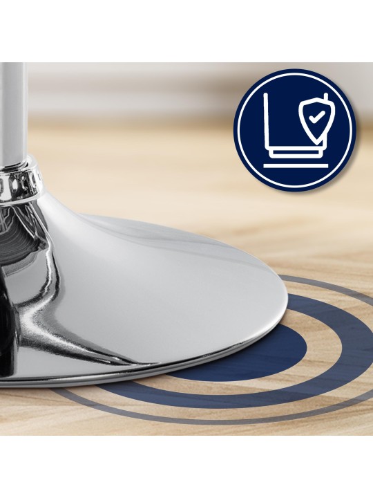 Bárszék Olinda bársony króm, krém