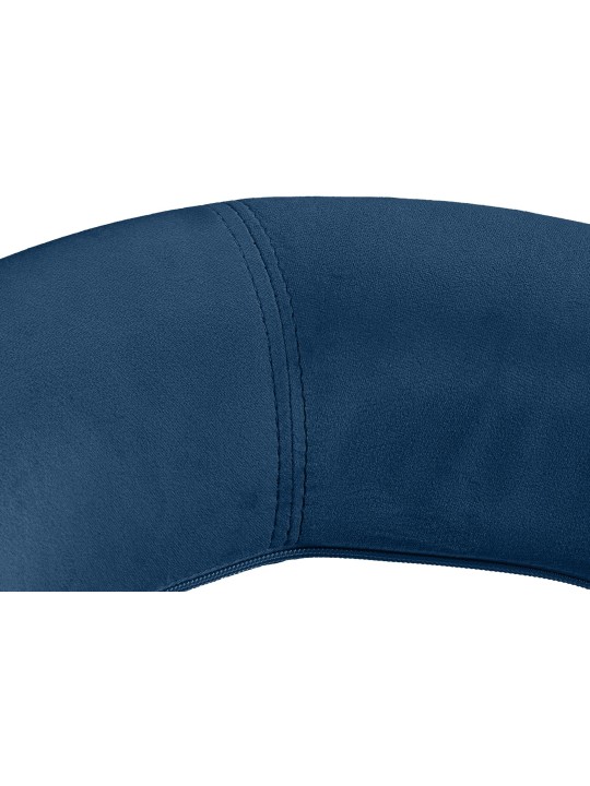 Bárszék Olinda bársony króm, kék