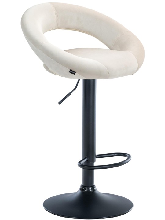 Bárszék Olinda bársony, krém