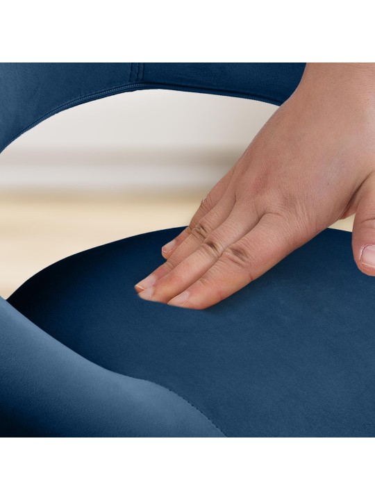 Bárszék Olinda bársony, kék