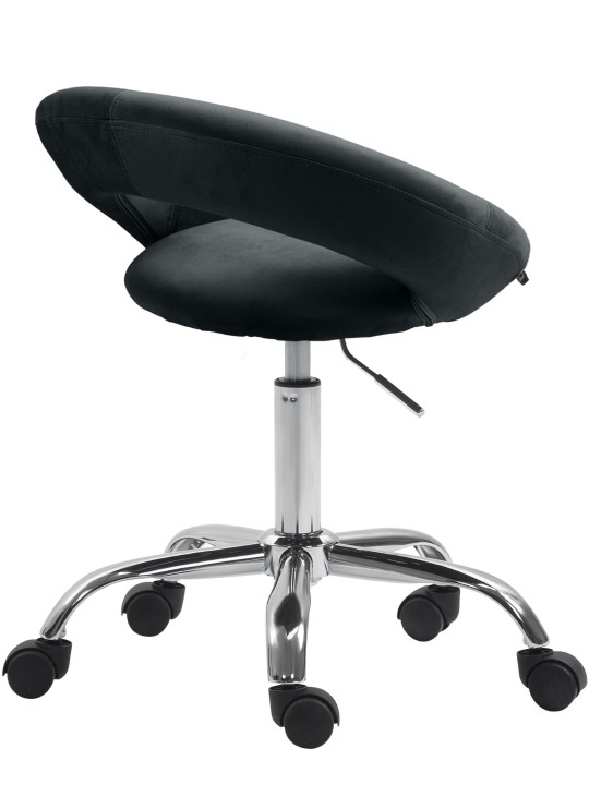 Olinda bársony munkaszék, fekete