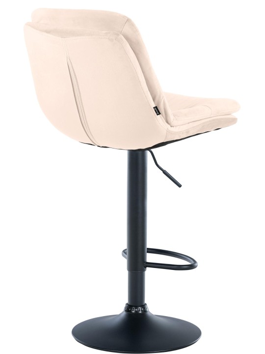 Bárszék Laurel bársony, krém