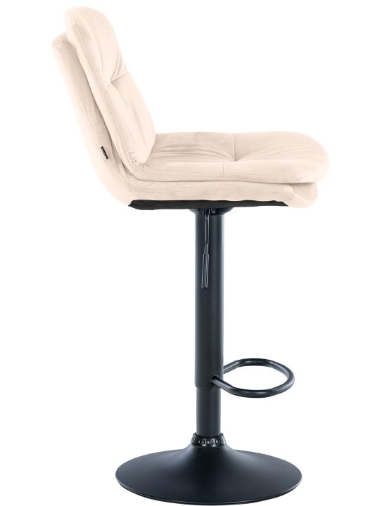 Bárszék Laurel bársony, krém