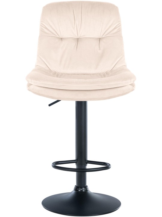 Bárszék Laurel bársony, krém