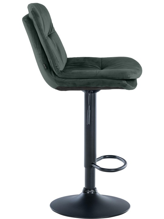 Bárszék Laurel bársony, sötétzöld