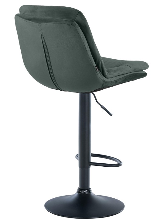 Bárszék Laurel bársony, sötétzöld