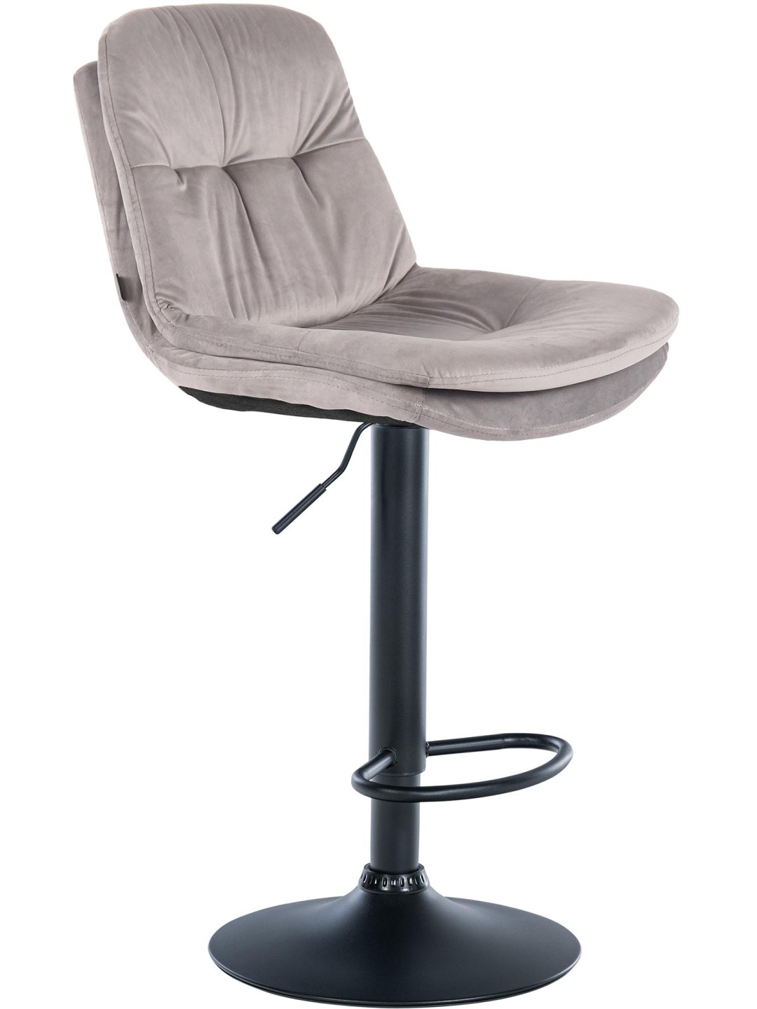 Bárszék Laurel bársony, szürke