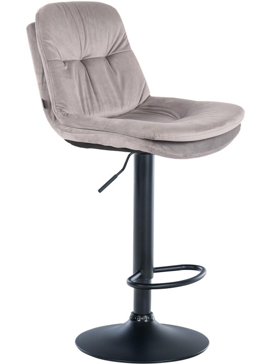 Bárszék Laurel bársony, szürke