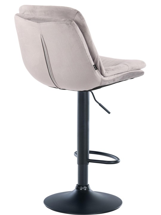 Bárszék Laurel bársony, szürke