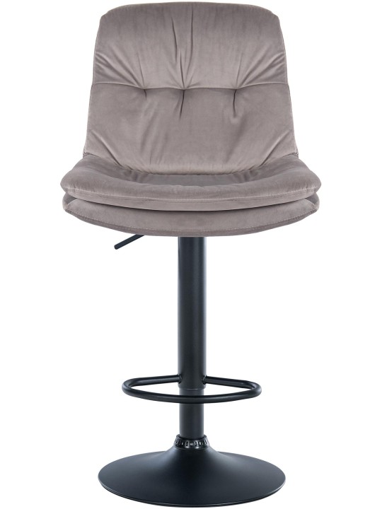 Bárszék Laurel bársony, szürke