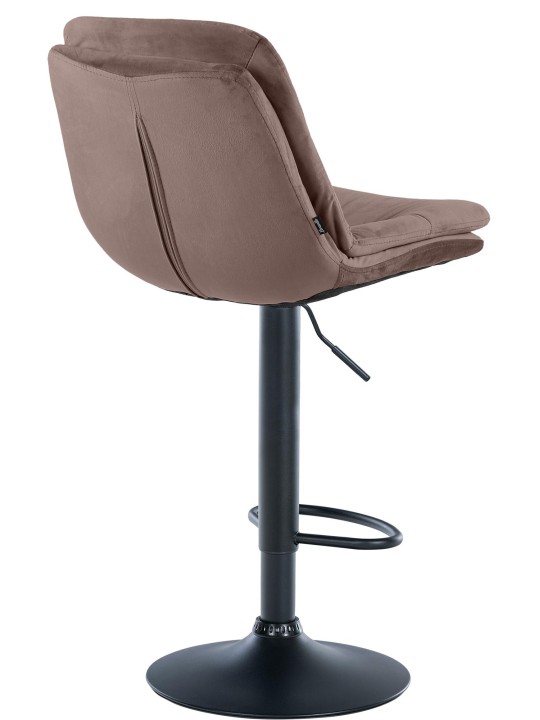 Bárszék Laurel bársony, barna