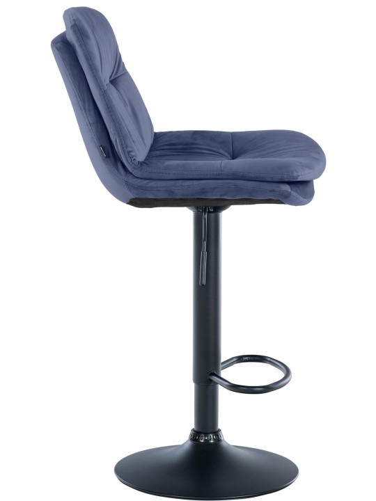 Bárszék Laurel bársony, kék