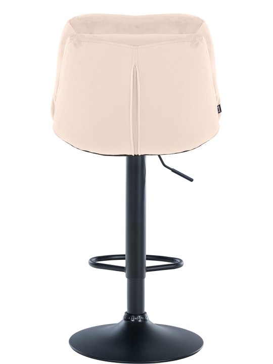 Bárszék Laurel bársony, krém