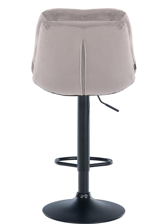 Bárszék Laurel bársony, szürke