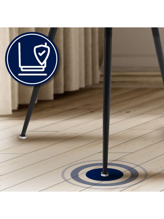 Jaysie bársony étkezőszék, krém Jaysie bársony étkezőszék, krém