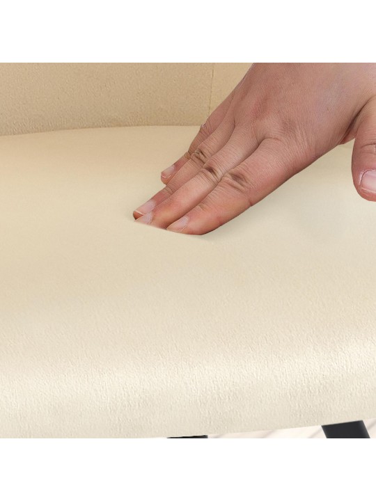 Jaysie bársony étkezőszék, krém Jaysie bársony étkezőszék, krém