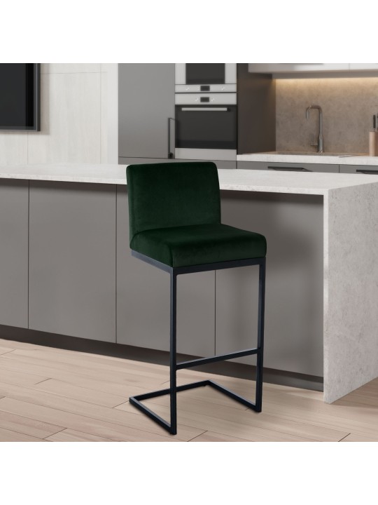 Bárszék Hopewell bársony B, zöld