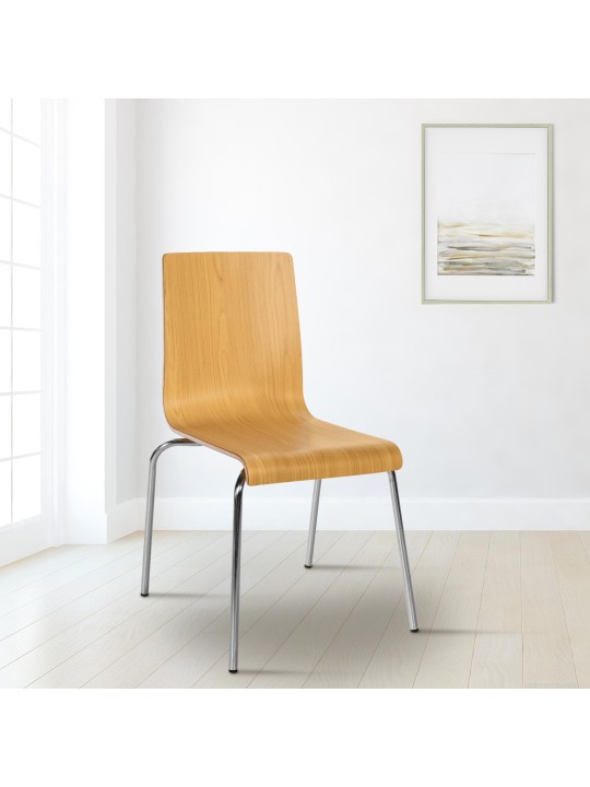 Gahanna látogatói szék, natúr