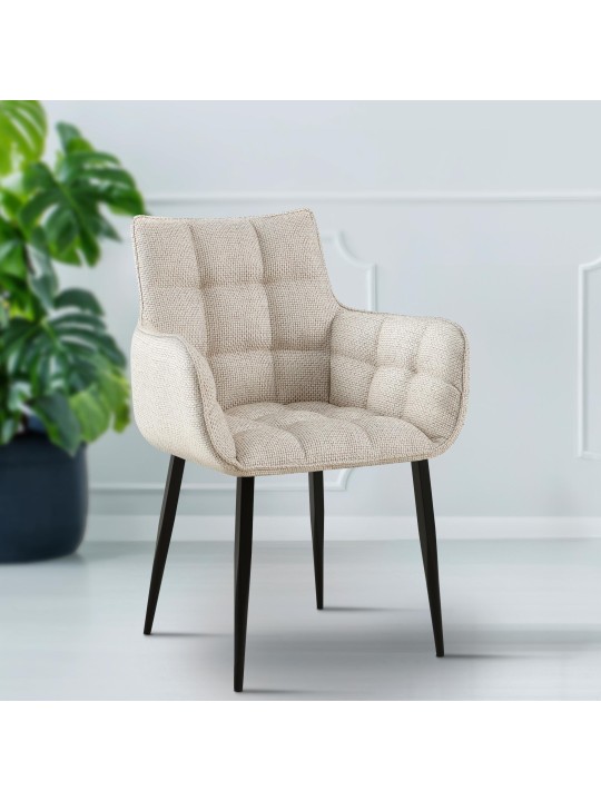 Szék Tirana szövet, elefántcsont