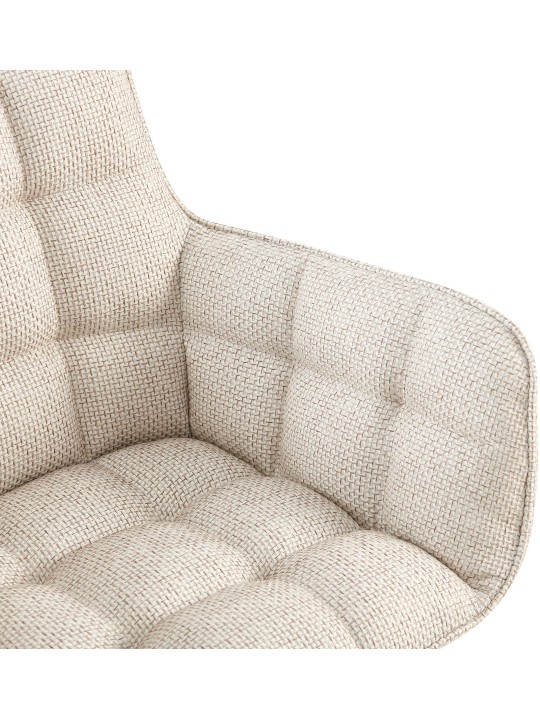 Szék Tirana szövet, elefántcsont