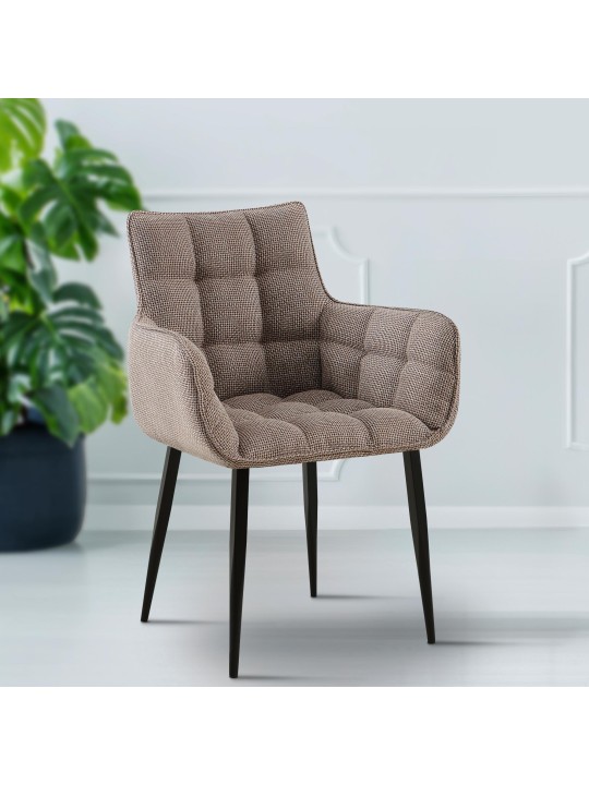 Szék Tirana szövet, terrakotta barna