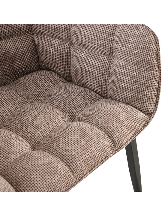 Szék Tirana szövet, terrakotta barna