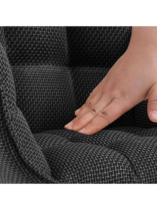 Szék Tirana szövet, titánszürke