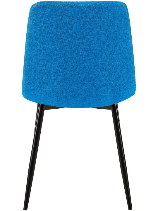 2 étkezőszékből álló Tilde szövet készlet, világoskék