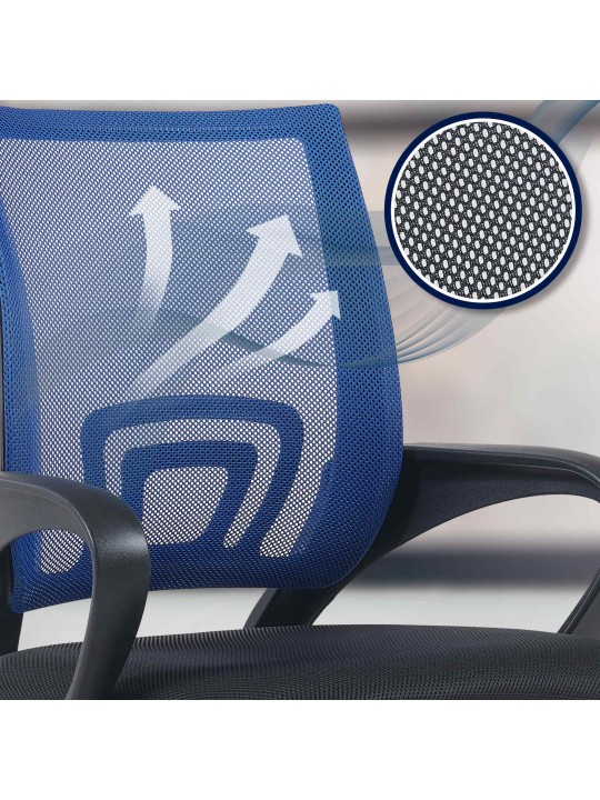 Genius irodai szék, kék