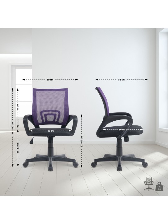 Genius irodai szék, lila