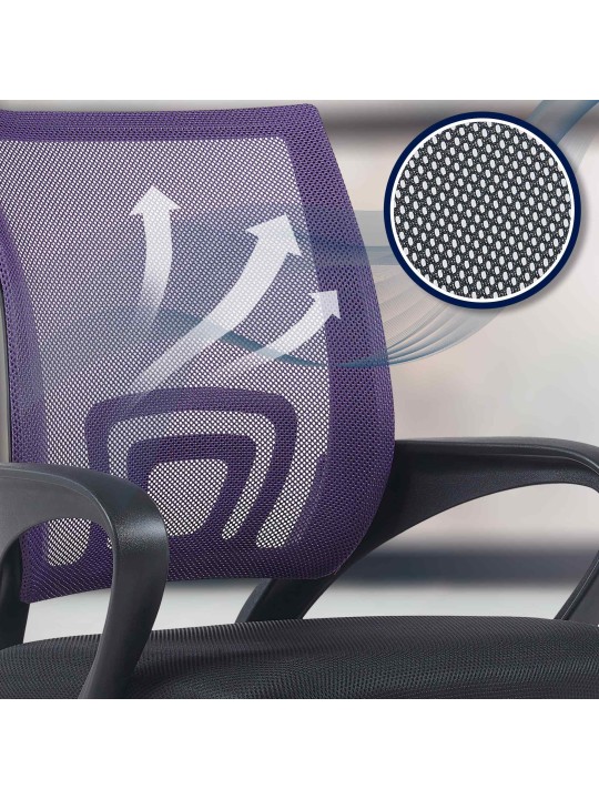 Genius irodai szék, lila