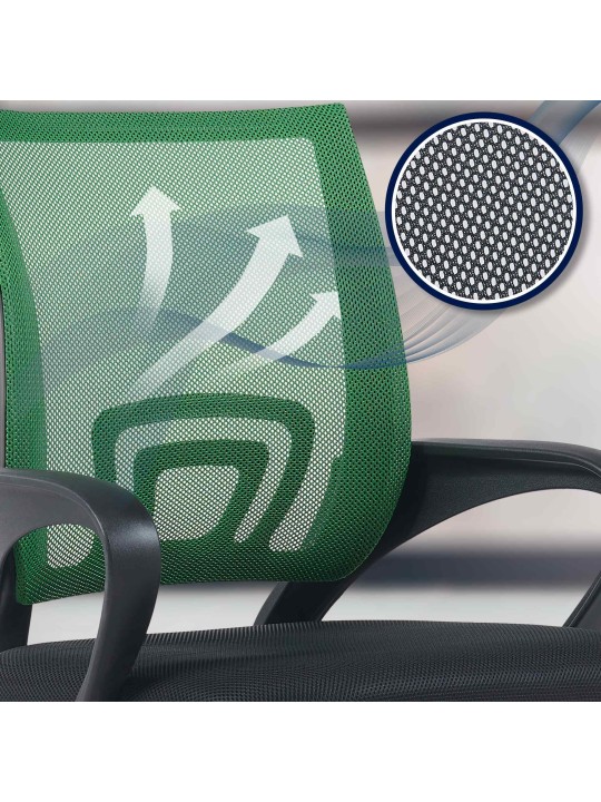 Genius irodai szék, zöld