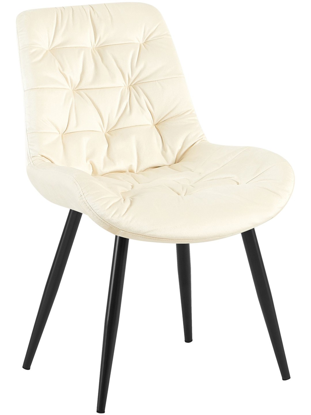 Rossford bársony étkezőszék, krém