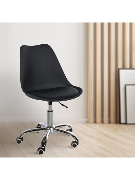 Laflin munkaszék, fekete